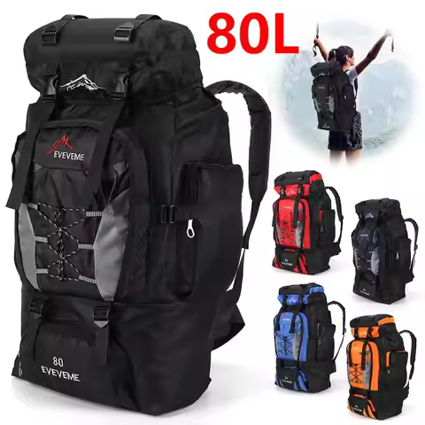Sac trekking étanche 80L alpinisme camping